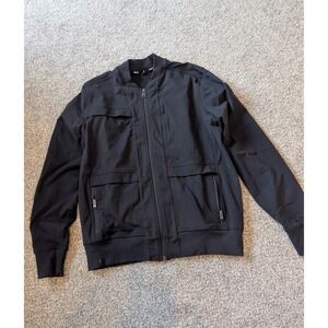 Public Rec Men's Medium Black Zip Up‎ Activewear Jacket